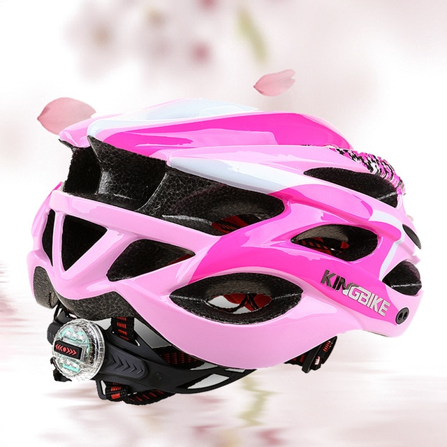 Casque velo route femme rose
