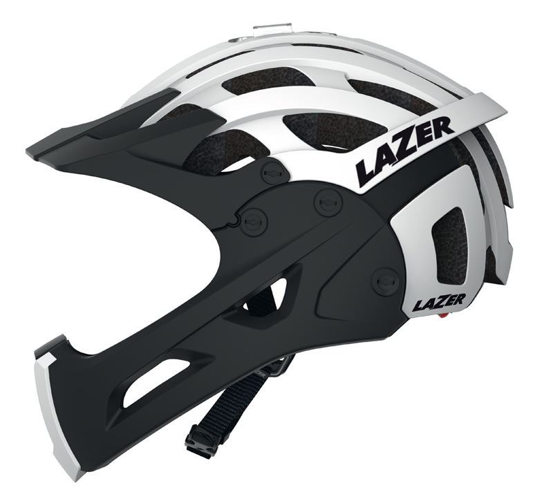 Casque velo avec mentonnière