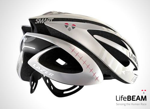 Casque de velo connecté