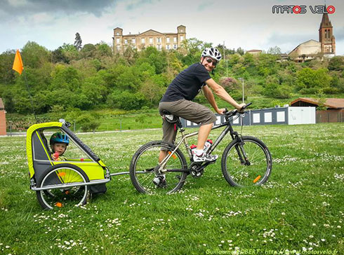 Remorque velo btwin occasion