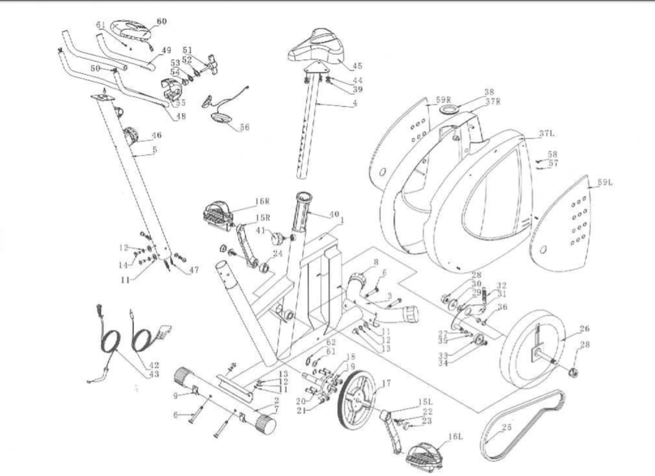 Velo appartement magnet 6000