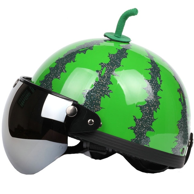 Casque velo pasteque