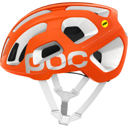 Casque velo orange fluo