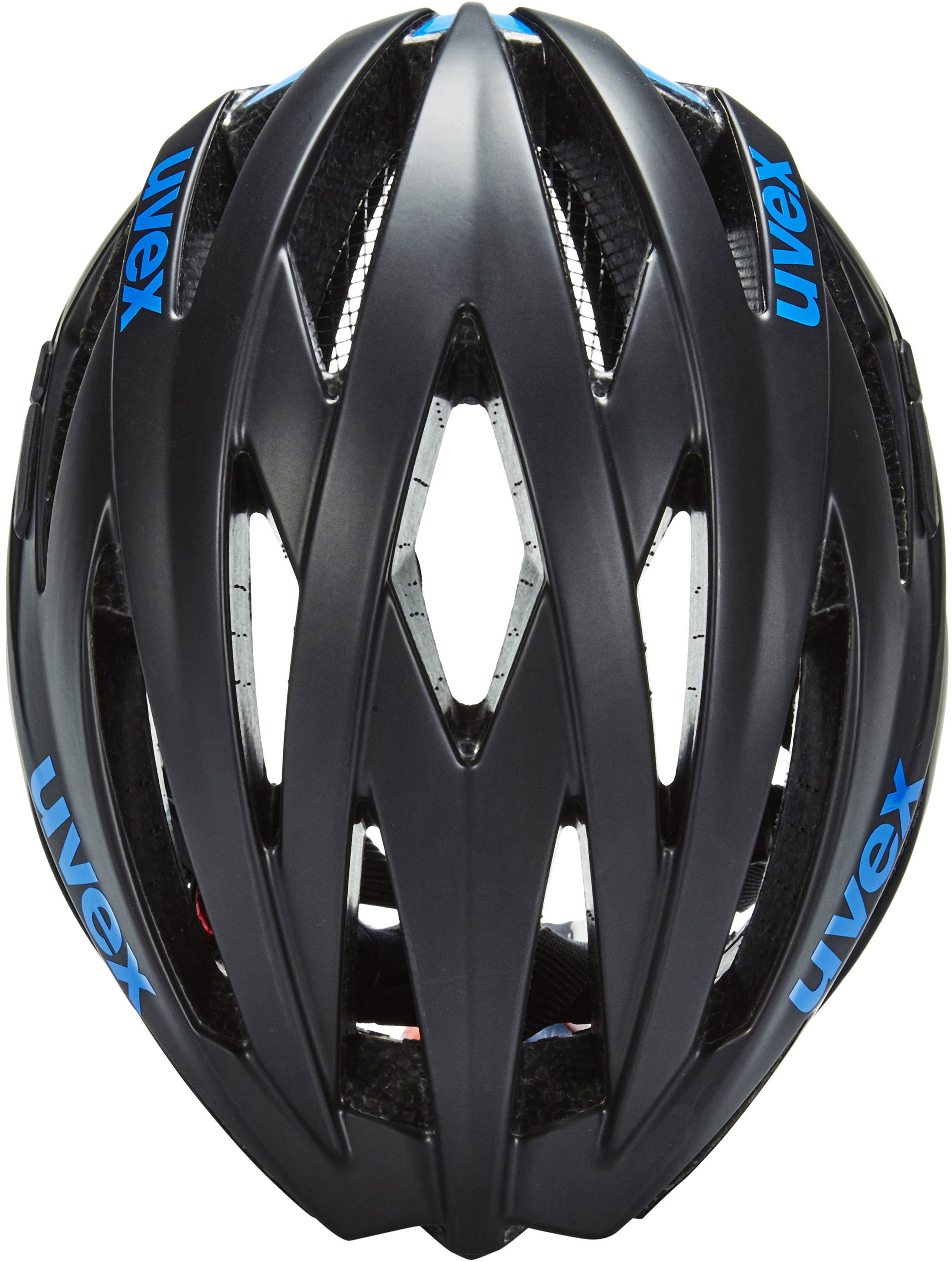 Casque velo bleu noir