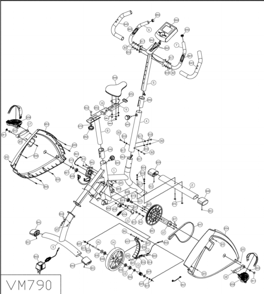 Velo appartement domyos vm 790