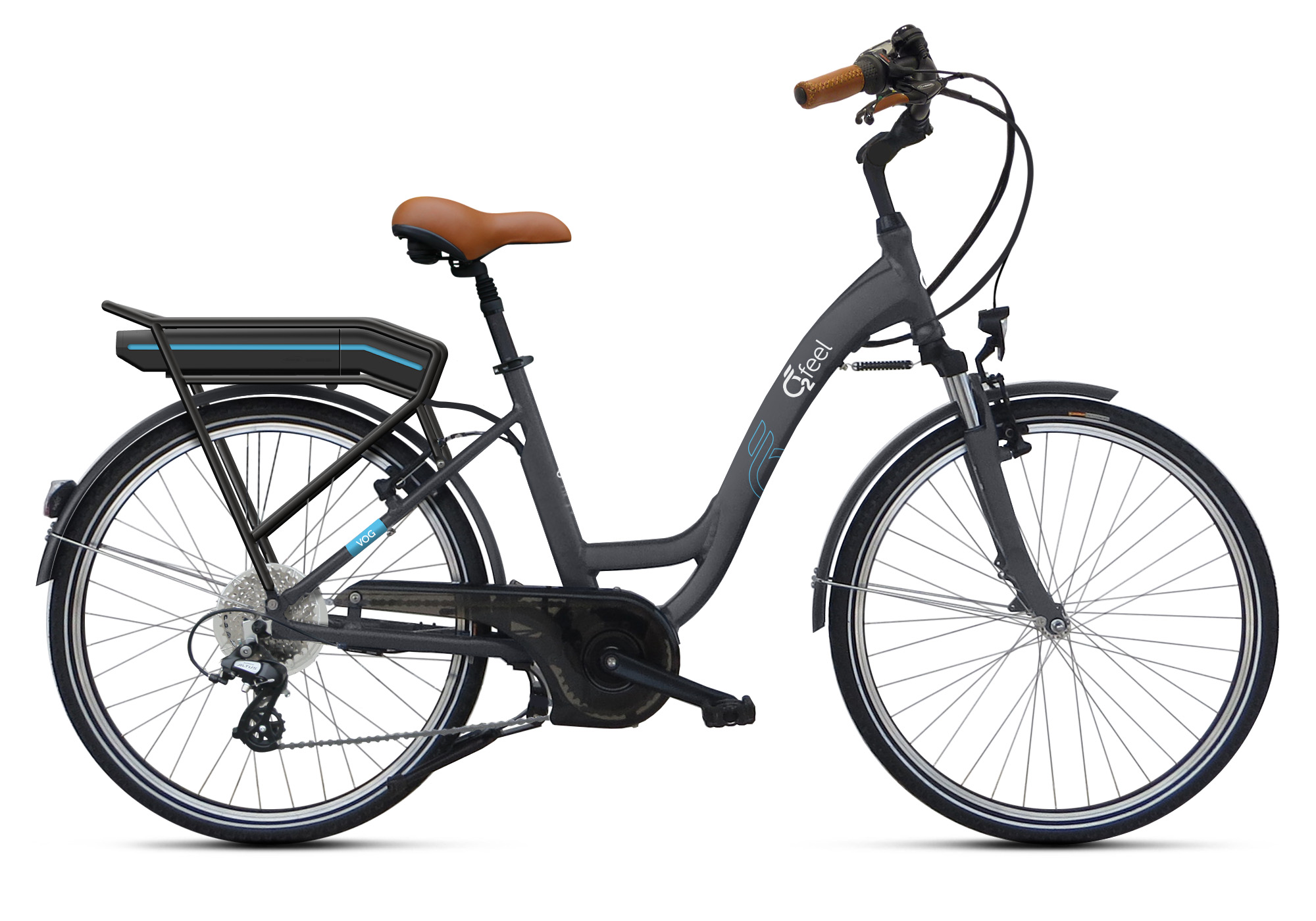 Velo electrique decathlon blanc