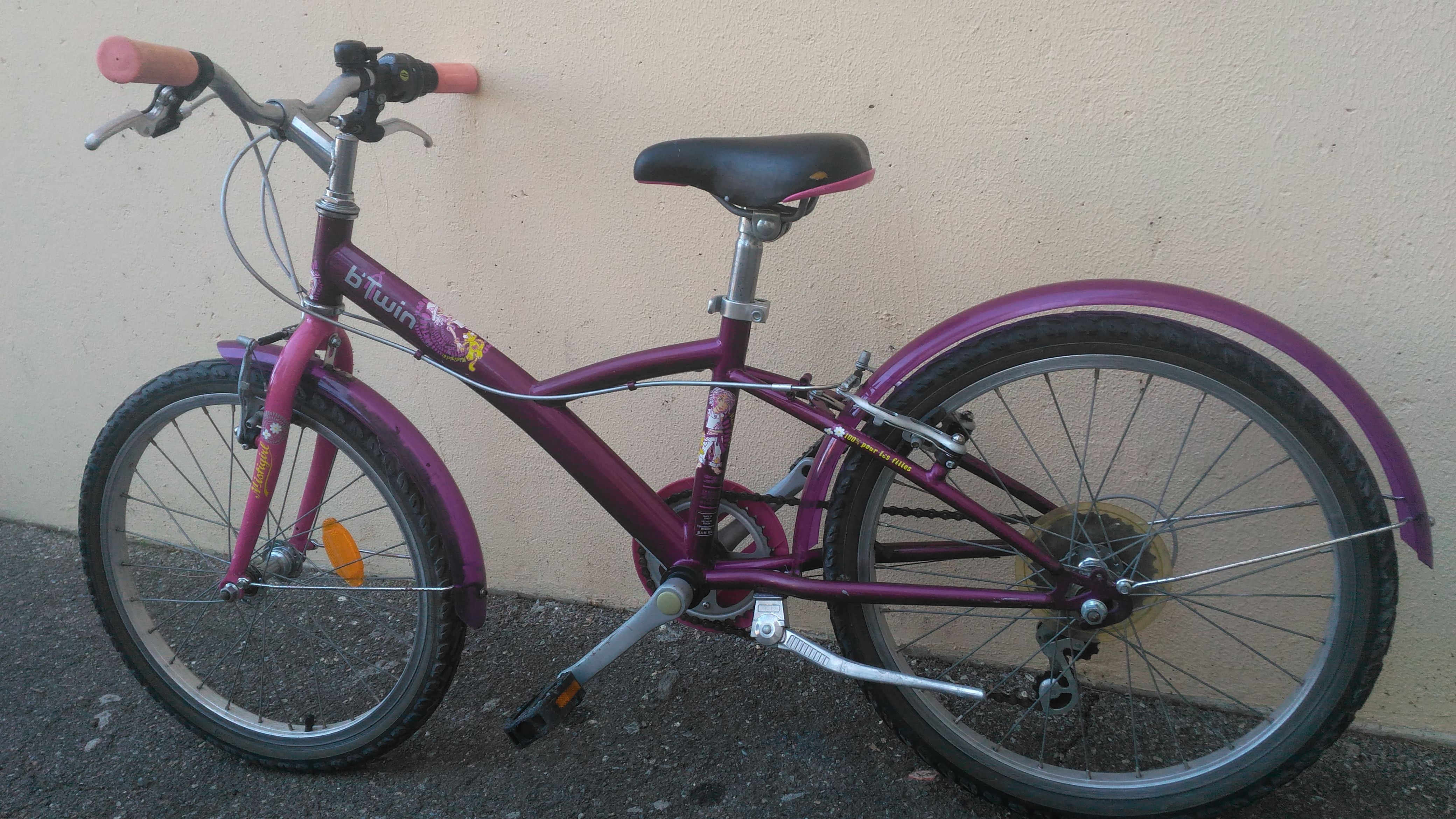 Velo b'twin fille occasion