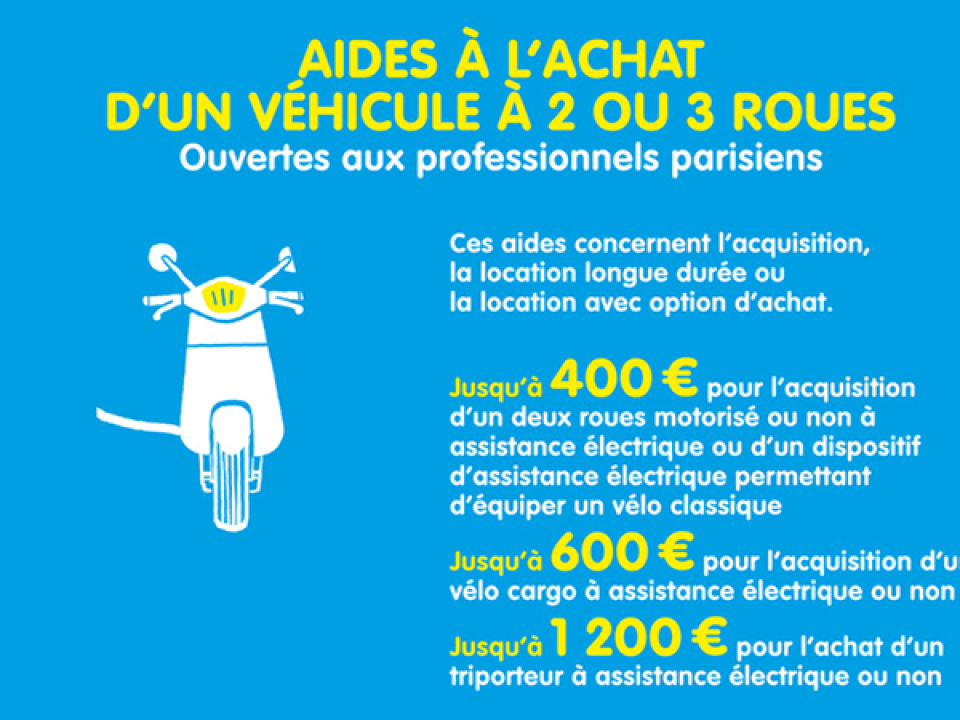 Aide velo electrique paris 2018