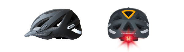 Eclairage velo casque