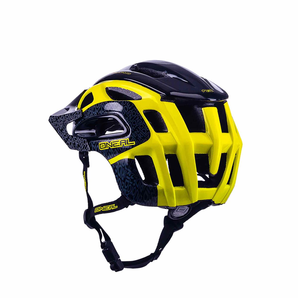 Casque vélo o neal orbiter 2 noir jaune fluo