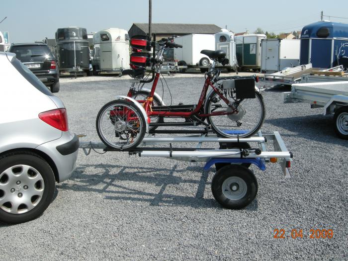Remorque porte velo occasion