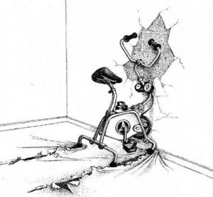 Dessin velo appartement