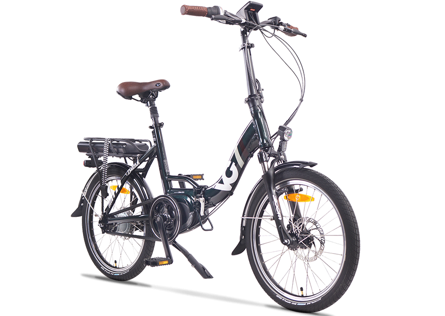 Velo electrique pliant avec moteur pedalier