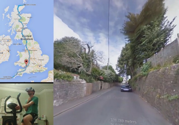 Velo appartement réalité virtuelle