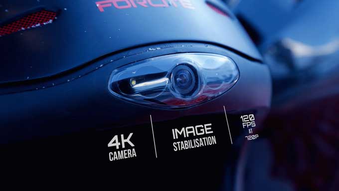 Caméra casque vélo