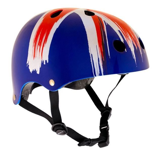 Casque velo union jack