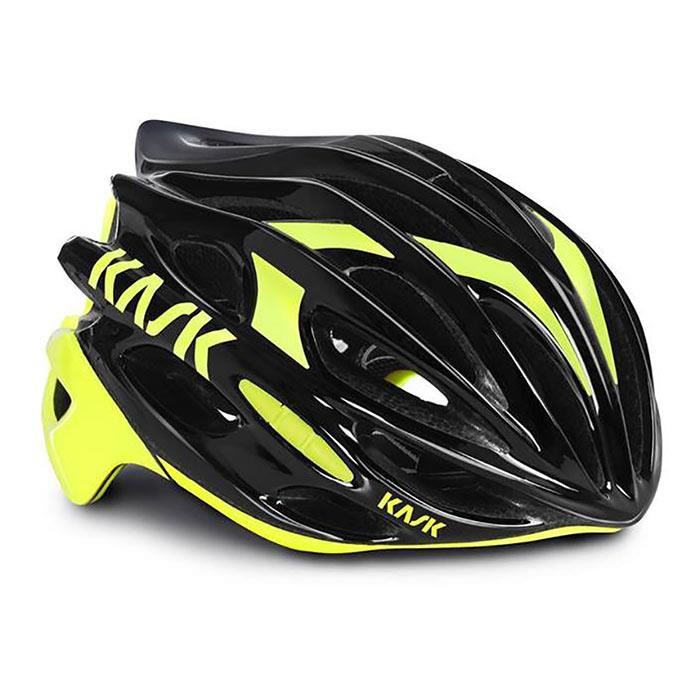 Casque velo noir jaune fluo