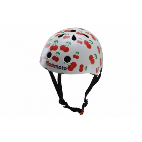 Casque velo cerise