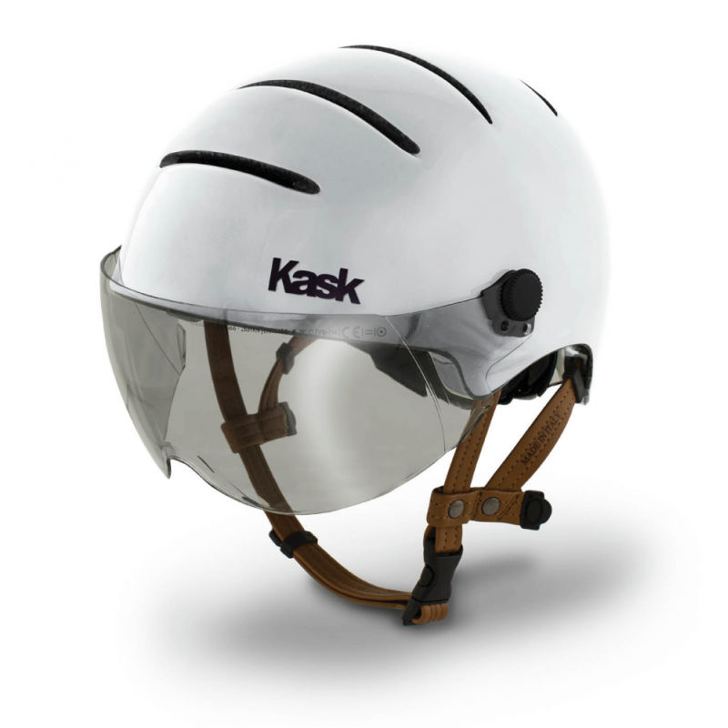 Casque velo urbain visiere