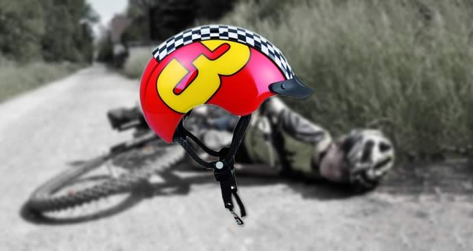Casque velo spiderman