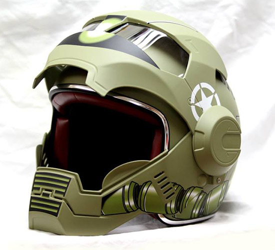 Casque de velo iron man