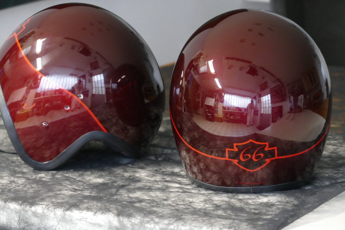 Personnalisation peinture casque vélo