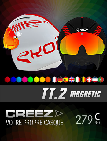 Casque velo visiere ekoi