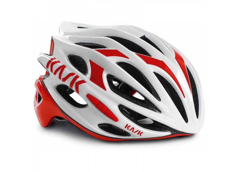 Casque velo route rouge