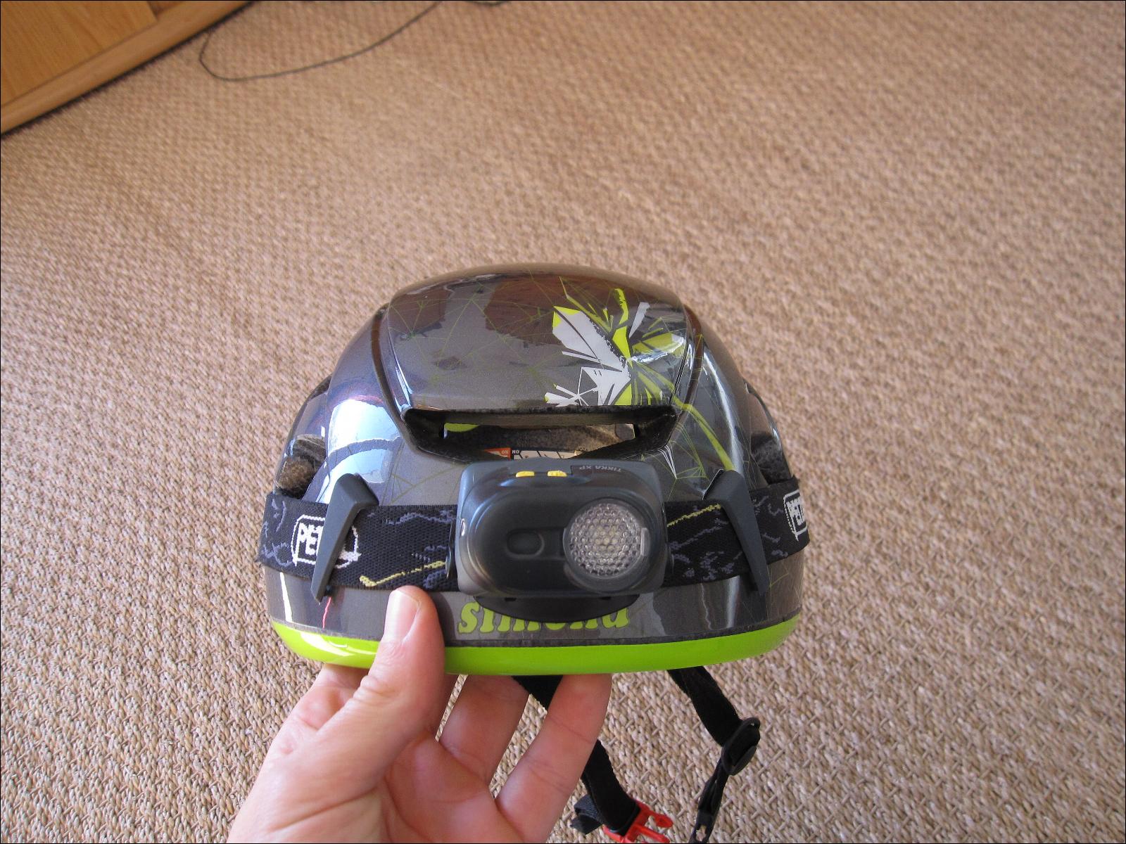 Frontale casque velo