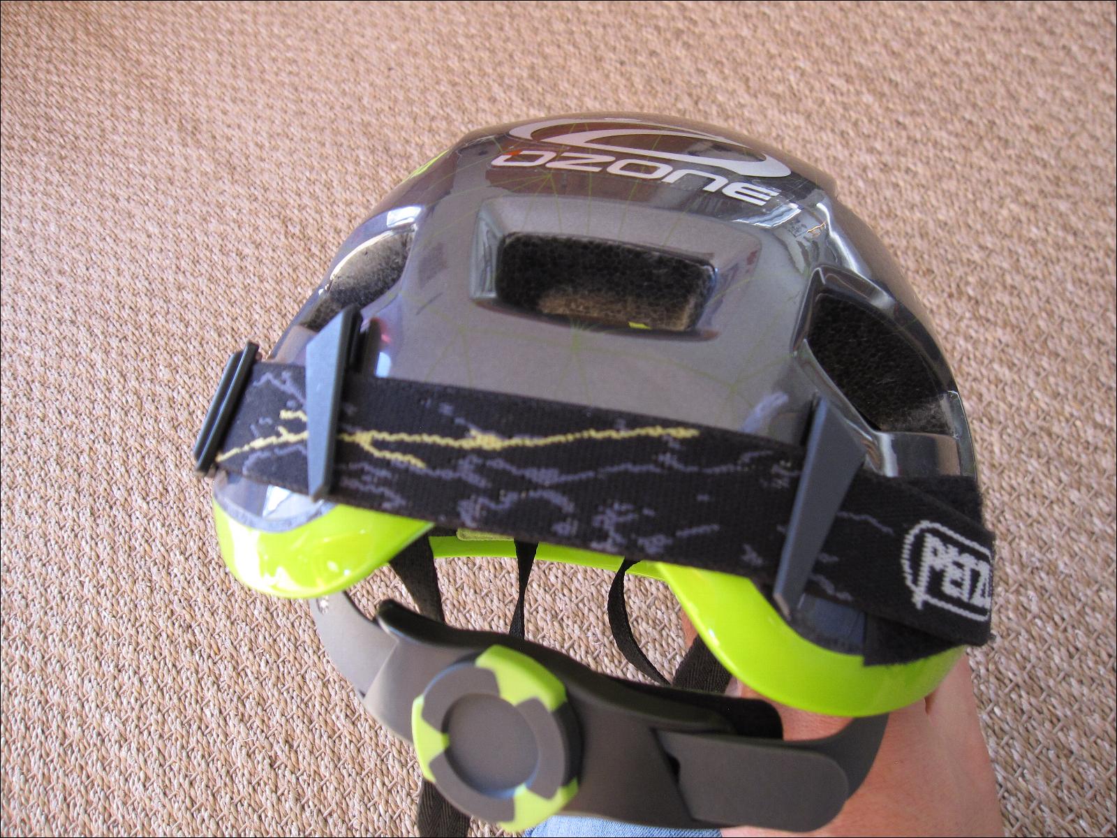 Lampe frontale pour casque de velo