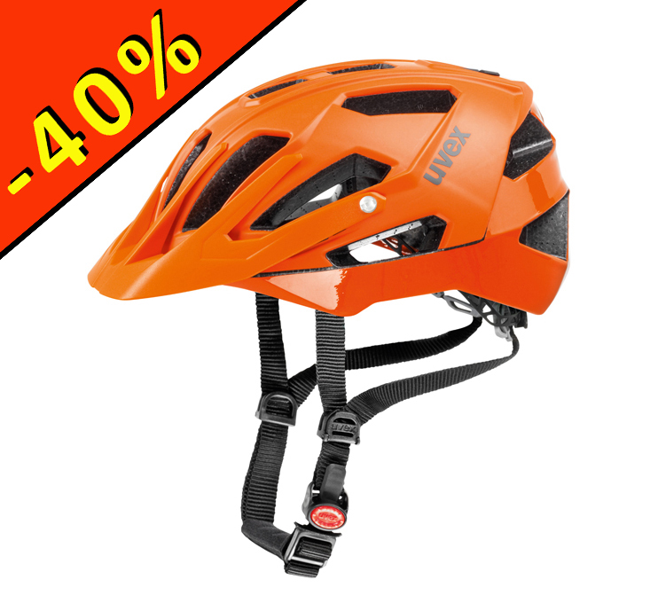 Casque vélo orange femme