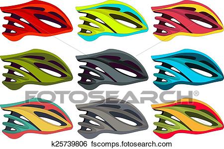Clipart casque de vélo