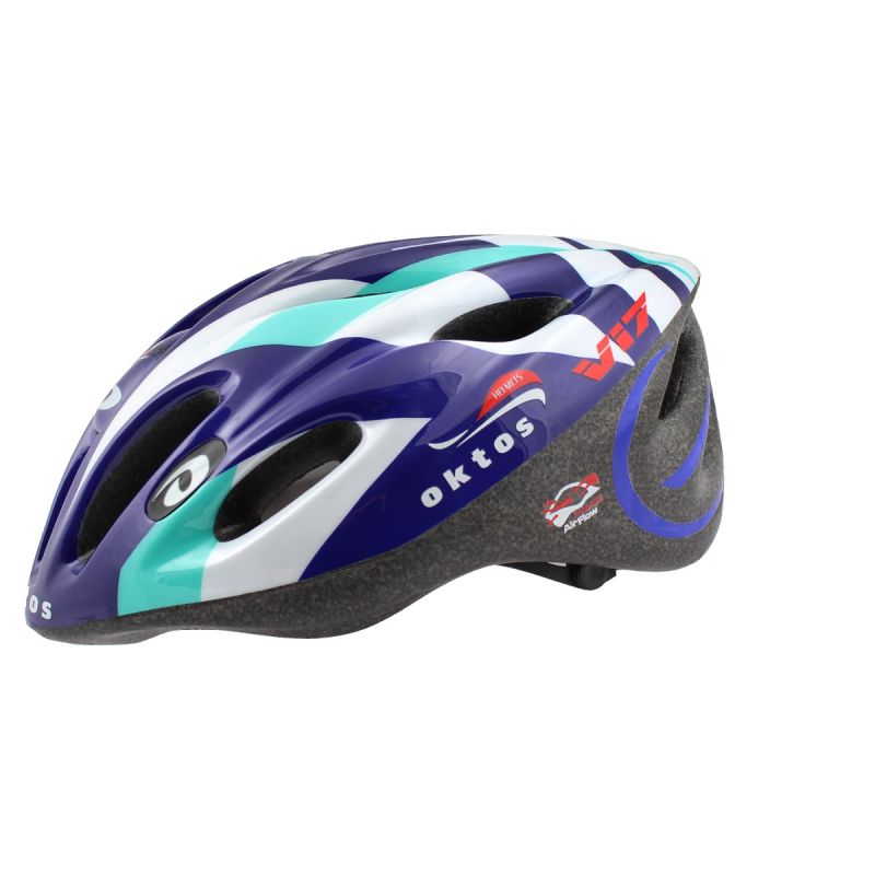 Casque velo blanc vert