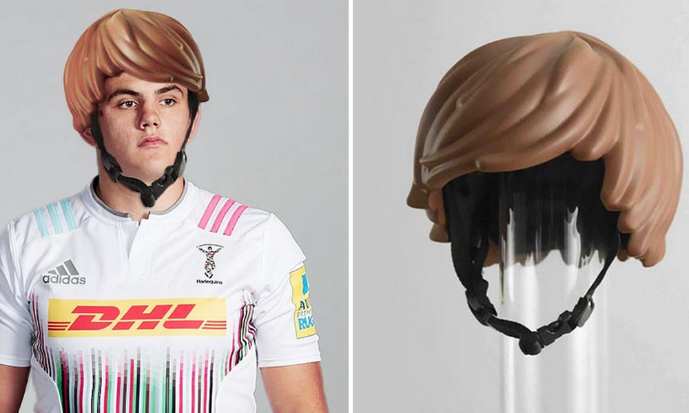 Casque velo insolite