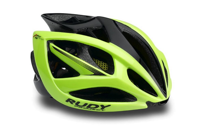 Casque velo route vert fluo