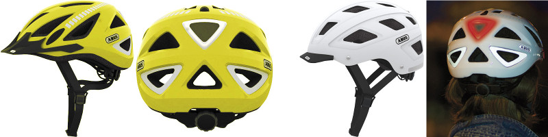 Casque vélo signalisation
