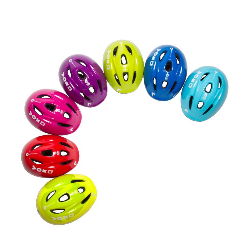 Casque velo rouge decathlon