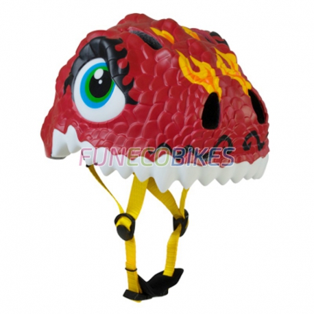 Casque velo dinosaure