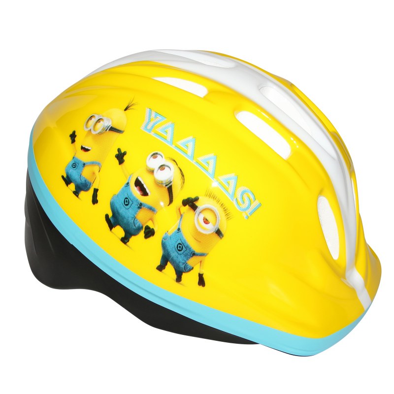 Casque velo enfant jaune
