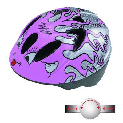 Casque velo violet