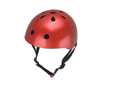 Casque velo bebe rouge