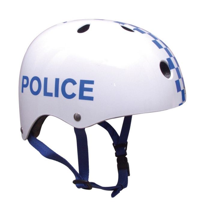 Casque velo enfant police