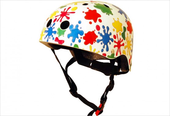 Peinture sur casque velo