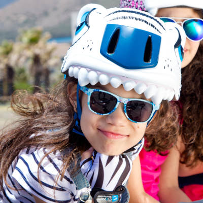 Casque velo tigre