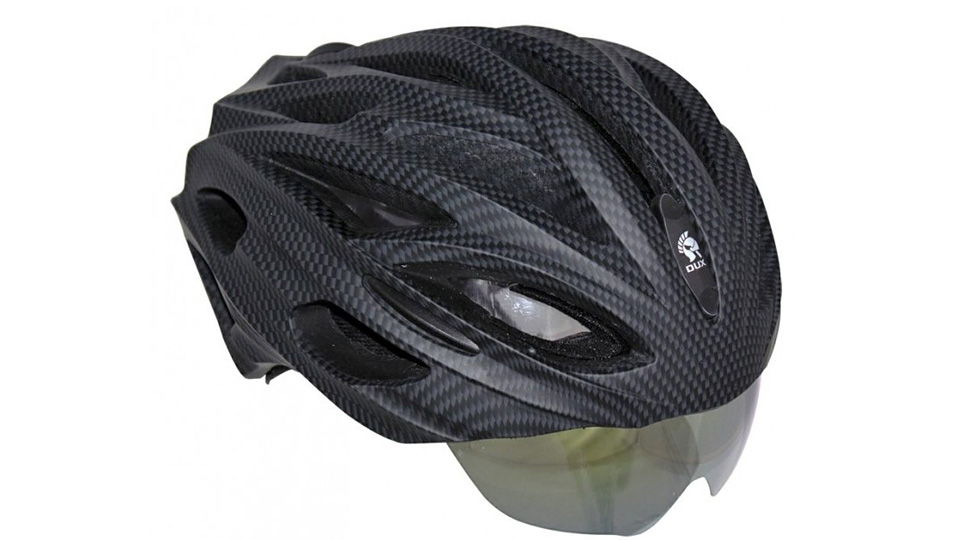 Casque vélo route visière intégrée