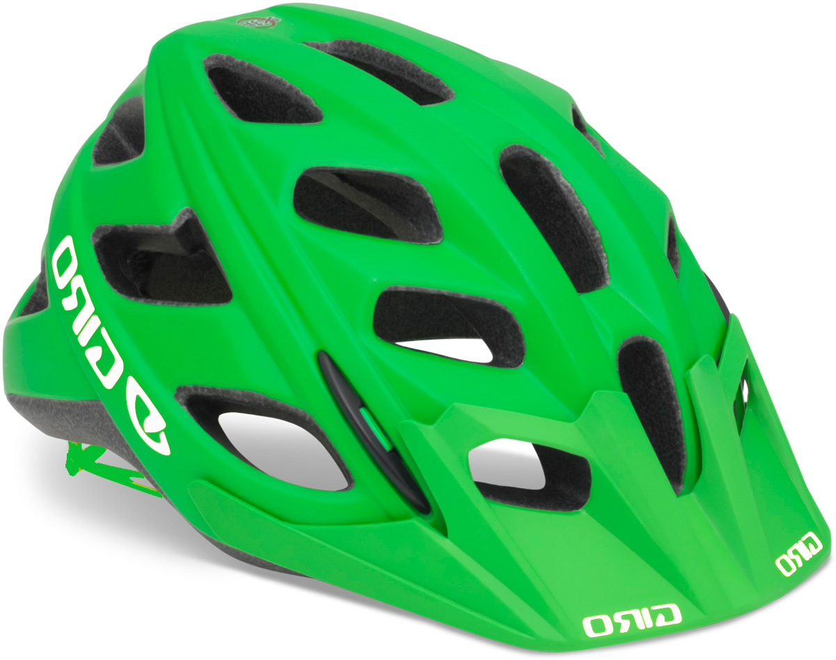 Casque vélo vert fluo