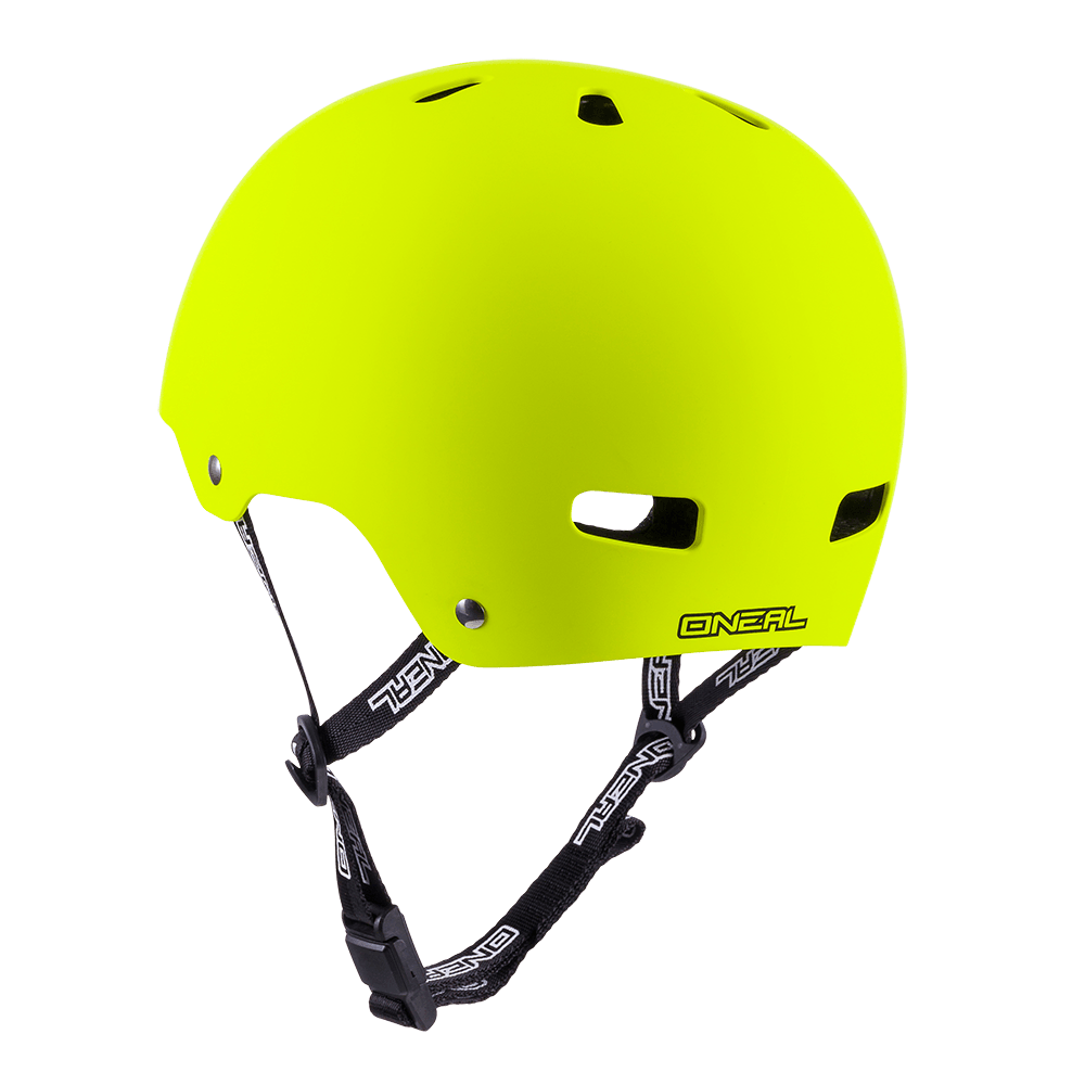 Casque vélo fluo