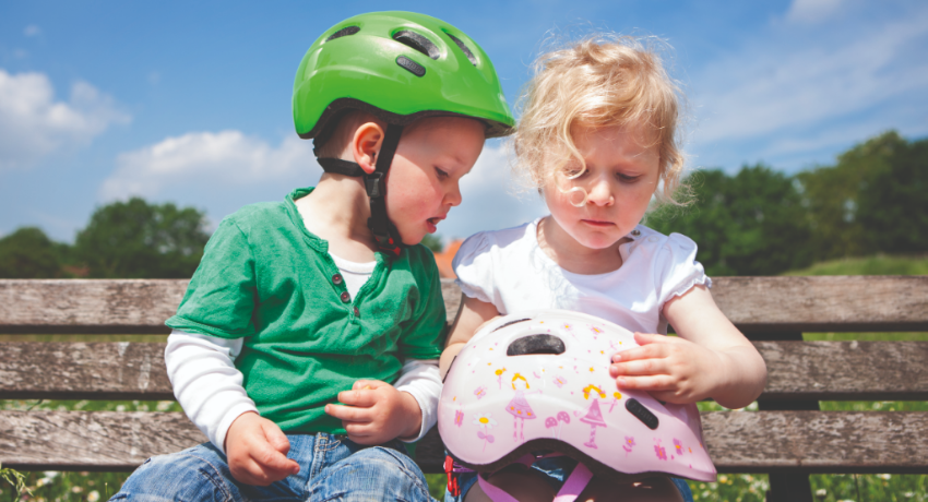 Casque velo enfant taille
