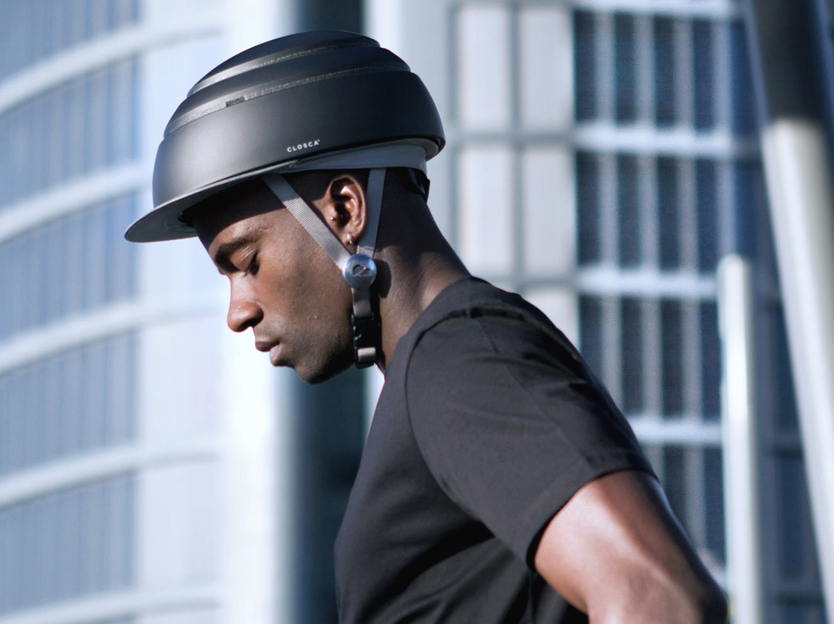 Casque vélo retractable