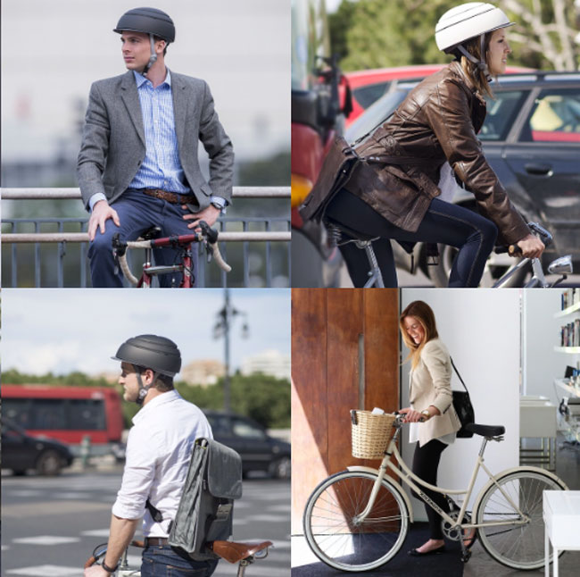 Casque de velo fashion